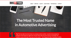 Desktop Screenshot of bigtimeadvertising.com