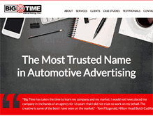 Tablet Screenshot of bigtimeadvertising.com